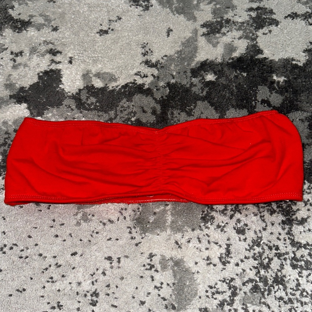 Forever 21 orange bandeau NWOT